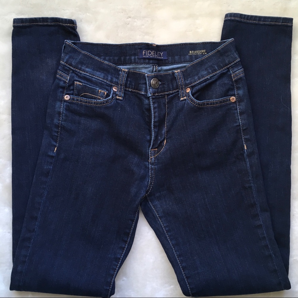 Fidelity Belvedere High Rise Skinny Jeans